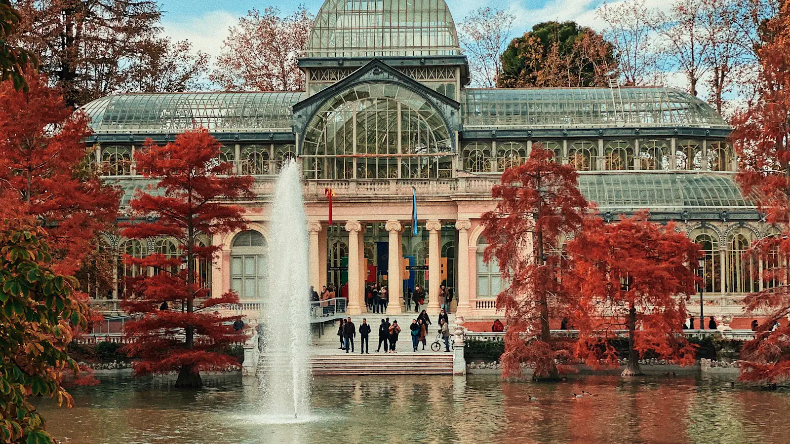 Le parc du Retiro à Madrid, Espagne